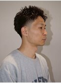 フェード×アップバング｜好印象ショート