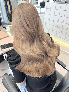 サンクプロジェクト(cinq PROJECT) 原宿韓国顔まわりミルクティーベージュヘーゼルベージュ