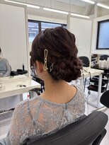 ジーナ 天神(Zina)&nbsp;アップスタイル/着物/大人ガーリー/似合わせカット