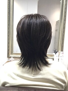 ヘアー グリーン(hair green) 30代40代50代/軽め重視のウルフレイヤー