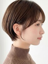 カバーヘア ブリス 川口(COVER HAIR bliss)&nbsp;シースルーバング似合わせカット小顔丸みショートA7川口20代30代