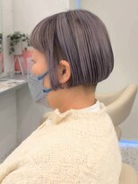 エニフォーイーストハム(Eni for eastham) ショートボブ/透明感シルバーグレージュ