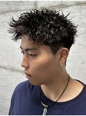 京都五条メンズカットアクティブショートフェザーショート眉毛◆