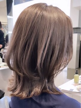 エリマ 調布(elima) 調布ショートヘア顔周りレイヤーカットダブルカラーショートボブ