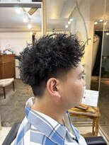 リンダ(LINDA)&nbsp;メンズ短髪ピンパーマ