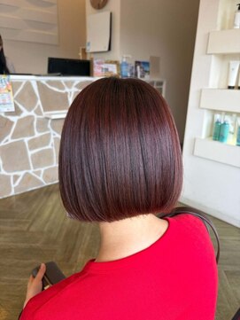 ルシードスタイル バレッタ(LUCIDO STYLE BARRETTA) オレンジボブ
