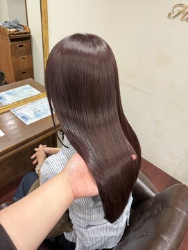 ワンラヴェストヘアオルシェット 長野駅(One Lovest Hair olchette) 髪質改善ストレート/顔周りレイヤー/髪質改善/長野市/長野駅