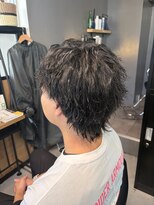 クート オム 南浦和(ku-to homme)&nbsp;ラフな質感のウルフパーマ