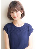 『rue京都』大人可愛いボブ。