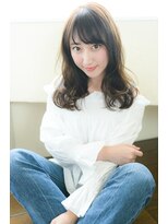 ソワリー 栄(THOiRY)&nbsp;THOiRY栄【ソワリー】　つやつやカールセミロングby前田