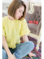 ヘアアンドビューティー ミック(Hair & Beauty miq) 透明感抜群♪ナチュラルボブa