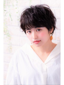 ソア 武蔵小杉(SOAR) 毛先パーマネオウルフ小顔外ハネボブアッシュブラウン