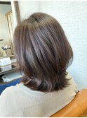 大人セミウルフスタイル×ハイトーングレイカラー
