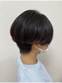 ハンサムショート×パーマ