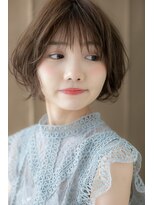 モッズヘア 上尾西口店(mod's hair)&nbsp;ショコラアッシュくせ毛風小顔ミニウルフZ上尾10代20代30代