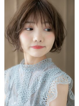 カバーヘア 上尾西口店(COVER HAIR) ショコラアッシュくせ毛風小顔ミニウルフZ上尾10代20代30代