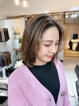 美容室 ツリー(Tree) ノンブローでおさまる大人スタイル『Tree hairsalon 』本厚木