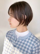 アイティーバイアルバム 松戸店(IT by ALBUM) ブラウンショート_アースカラーくびれヘアツートン_ba377711