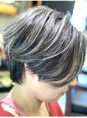 ハンサムショートバレイヤージュ