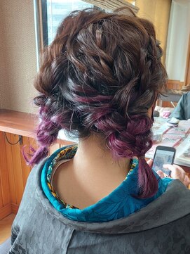 エクステンション クーチャー(Extention Cu'cha) 和装編みおろしスタイル(*^^*)