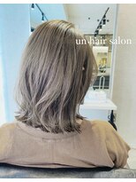 アン たまプラーザ(un)&nbsp;外ハネボブ＋高発色イルミナカラー【髪質改善オージュアサロン】