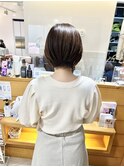 大人かわいいショートボブ☆アッシュベージュ