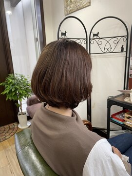 ビーヘア(be hair) 美フォルムボブ×ショコラブラウン