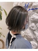 Moana【豊見城】#レイヤーボブ#グレーアッシュ#20代30代40代50代