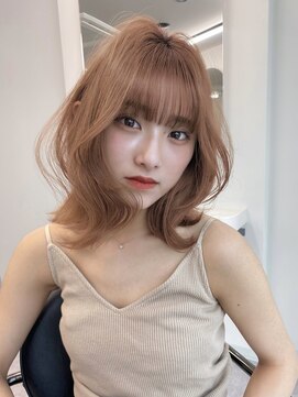 ボタン シブヤ(VOTAN SHIBUYA) くびれヘア/くすみベージュ/顔まわりカット