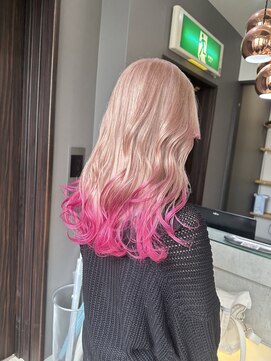 ジルバイジゼル(JILL by GiseL) K_デザインカラー/ローズピンク/ホワイトピンク