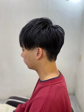 ソイクフ 四条大宮店(SOY-KUFU) 【soy-kufu】MEN'S HAIRアッシュブラックマッシュショート