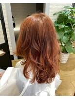 シュヴー 築地(CHEVEUX)&nbsp;軽やかレイヤー×透明感レッド系ブラウン