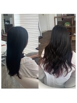 クラン ヘアーアンドスタジオ(CLAN hair & studio)&nbsp;ハイトーンエクステブリーチインナーミルクティーベージュ
