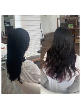 クラン ヘアーアンドスタジオ(CLAN hair & studio) ハイトーンエクステブリーチインナーミルクティーベージュ