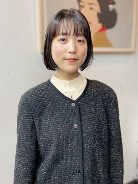 ルドワ(Rudowa) 前髪あり暗髪ボブ