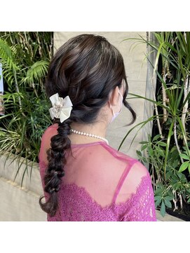 ラック 由比ヶ浜(LUCK) 編みおろしアレンジ