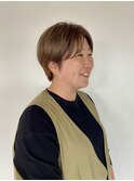 【アイビー 吉祥寺 美容室 】大人ベージュなハンサムショート