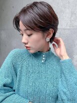 オーブヘアー モリー 都城2号店(AUBE HAIR molly)&nbsp;20代・30代_センター分け_大人可愛いハンサムショート