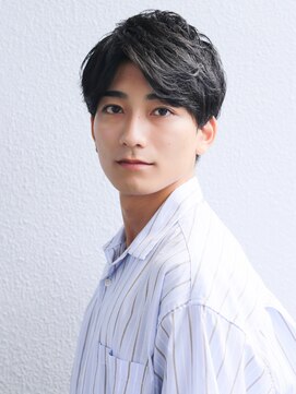 アフロート ディル(AFLOAT D'L) スーツ短髪ツーブロック束感モテる黒髪シークレットパーマ流行