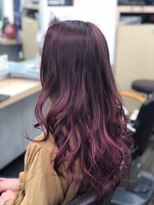 びゃんびゃん 浅水本店&nbsp;ダブルカラー/フェミニンロング/ブリーチ/イメチェン/美髪