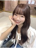 レイヤーカット×ショコラアッシュ【新宿/韓国ヘア/小顔ヘア】
