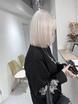 ペレ 渋谷(PELE) 着物/メルティカラー/似合わせカット/ウェーブミディアム/渋谷