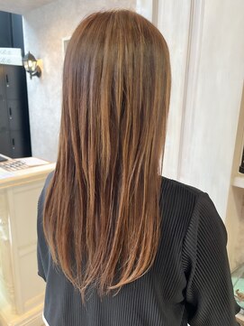 キャアリー(Caary) 福山人気髪質改善ストレートコントラストハイライト美髪艶髪