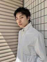 スパイキーショート/刈り上げなし/ニュアンスショート/眉毛