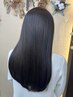 時短！ツヤサラ！大人気 湿気対策！デザイン矯正＋似合わせカット￥15800