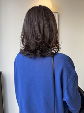 ヒントステーション(HINTSTATION) 〈浅草 半個室〉アッシュグレージュ×毛先ポイントパーマ