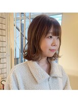 ヘアー アンド ビューティー リル(rille)&nbsp;【安江理緒】切りっぱなしボブ