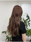 ウォームブラウン/暖色カラー/外国人風/ロングヘア