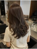 レイヤーカット/顔周りカット/メルティーカラー/髪質改善