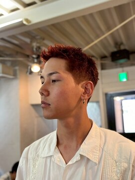 ビーバイエイトジェンツ(Bee by EIGHT GENTS) サーフカール/スパイキーショート/ブルーブラック/心斎橋